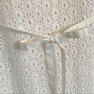 White Eyelet Talbots Dress